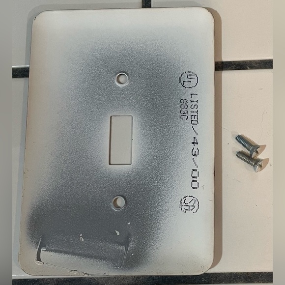 3/$15 Vintage Metal Little Girl Light Switch Plate Cover - Picture 2 of 2